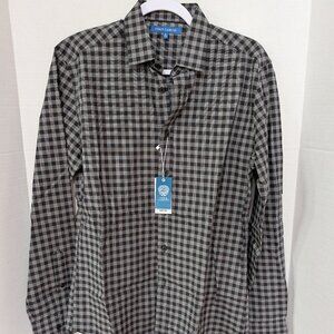 Black and Gray men's small Vince Camuto button down shirt